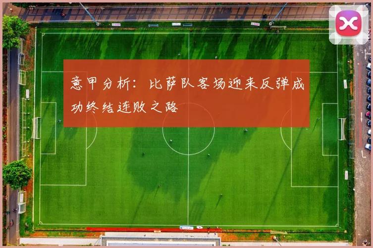 意甲分析：比萨队客场迎来反弹成功终结连败之路
